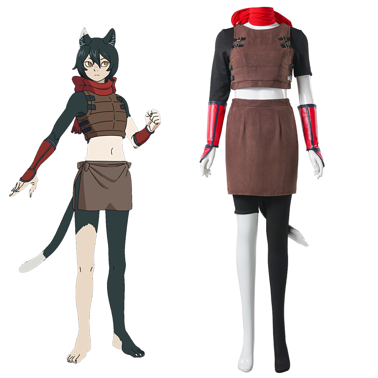 Anime Cosplay Outfit Girl - Dungeon Meshi Izutsumi Cosplay Costume Anime