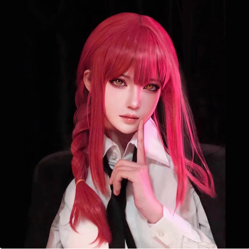 Anime Cosplay Makima - Makima Cosplay wig Anime Chains-aw Man