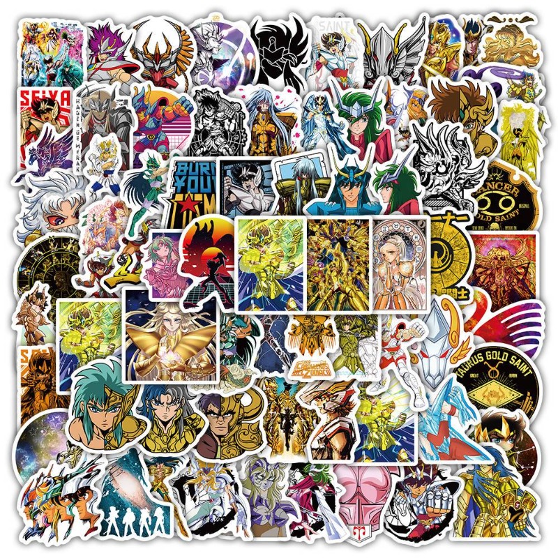 Anime Cosplay Manga - 101Pcs Saint Seiya Anime Stickers Cartoon