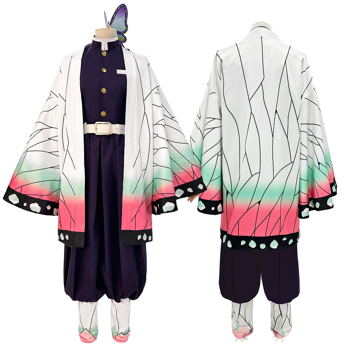 Demon Slayer Haori - HOLOUN Anime Kochou Shinobu Cosplay Costume