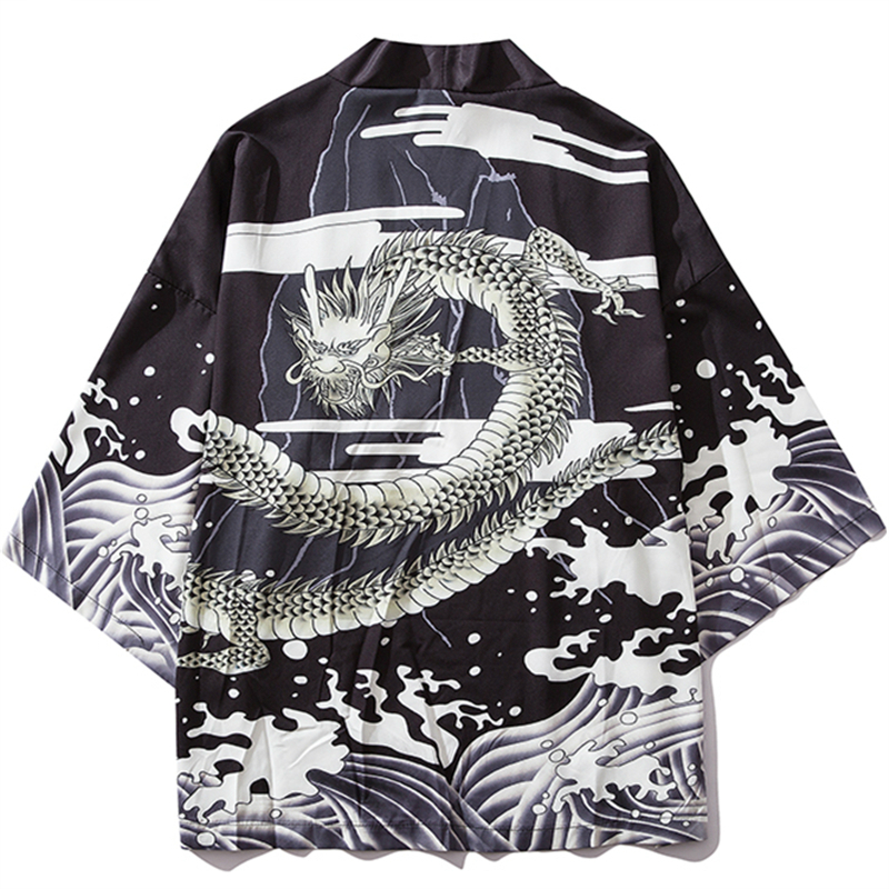Yukata Male Chinese Dragon Cos - Demon Slayer Haori recensie en prijs