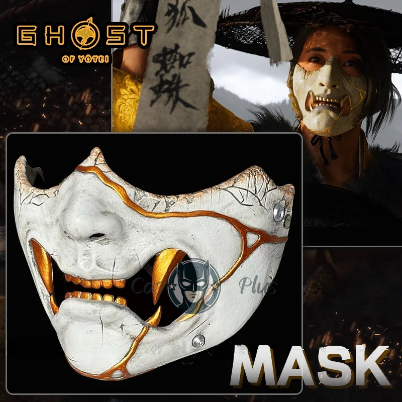 Game Ghost of Yotei Atsu Mask  - Anime Cosplay Characters recensie en prijs
