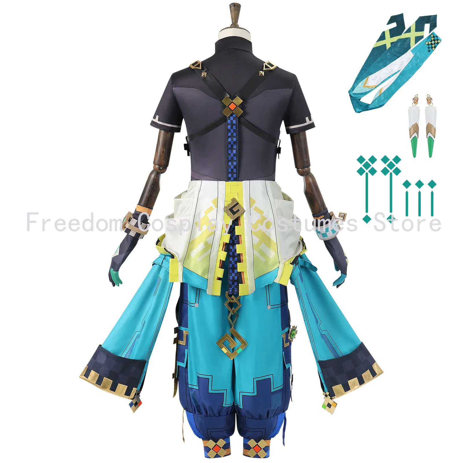 Game Genshin Impact Kinich Cos - Anime Cosplay Wigs recensie en prijs