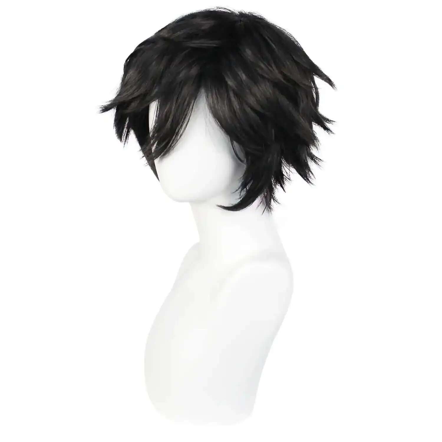Short Black Men's Cosplay Synt - Anime Cosplay Events recensie en prijs