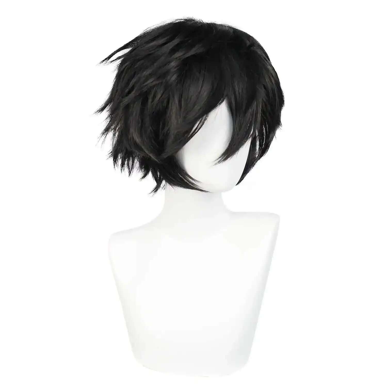 Short Black Men's Cosplay Synt - Anime Cosplay Events recensie en prijs