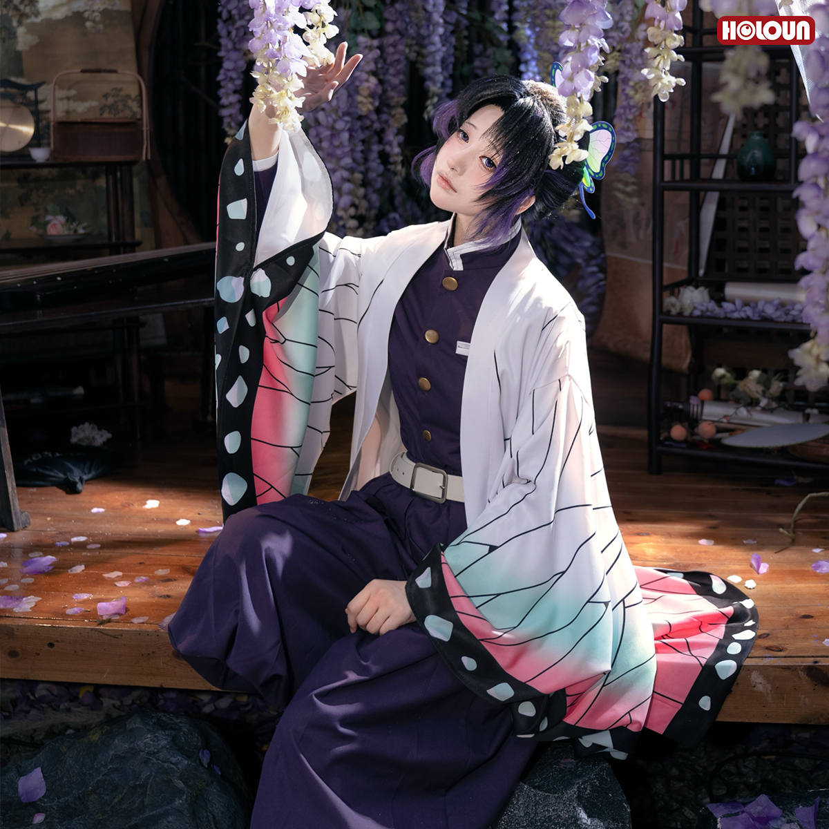 HOLOUN Anime Kochou Shinobu Co - Demon Slayer Haori recensie en prijs