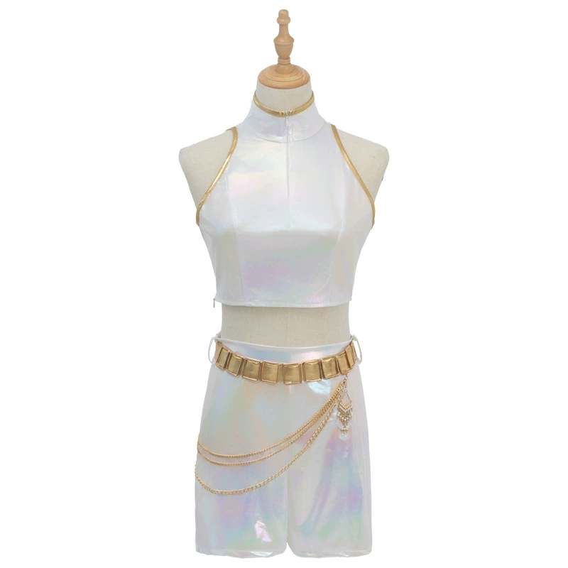 Cosplay Costume PU Leather Whi - Anime Cosplay Outfit Girl recensie en prijs