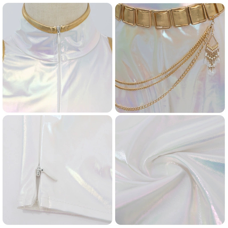 Cosplay Costume PU Leather Whi - Anime Cosplay Outfit Girl recensie en prijs