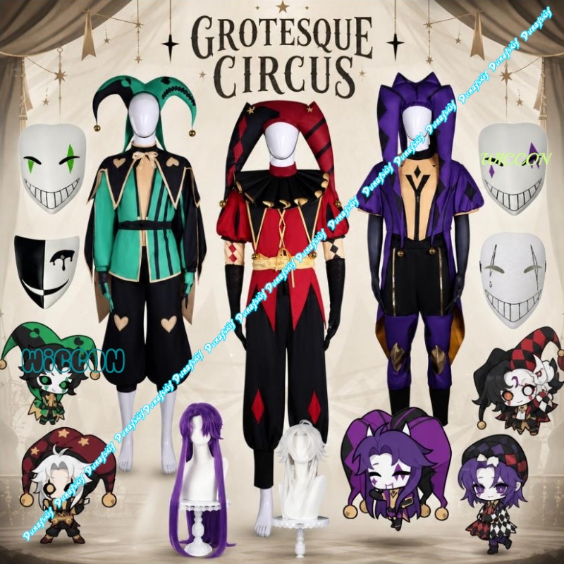 Freak Circus Clown Three Roles - Anime Cosplay Events recensie en prijs