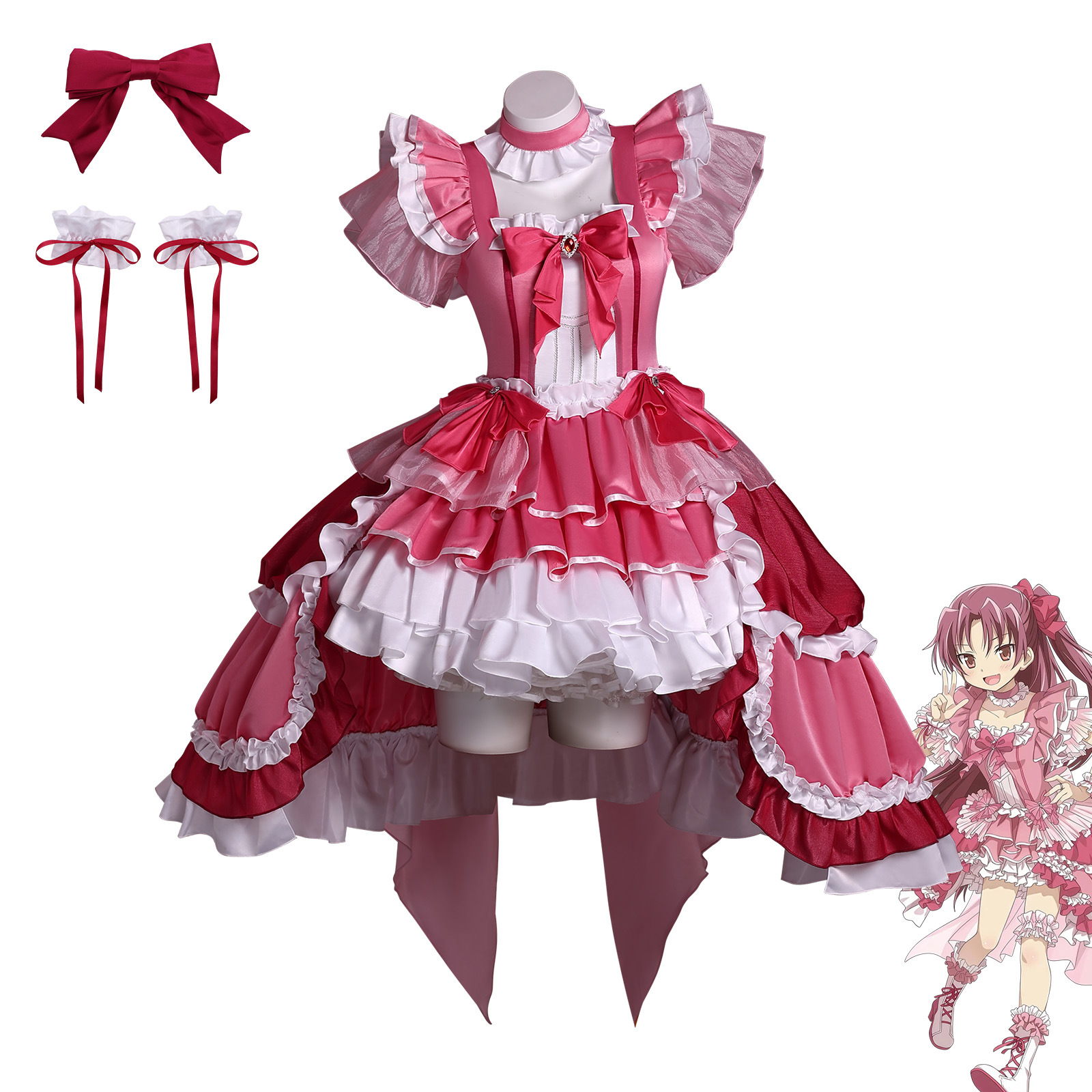 Sakura Kyouko Cosplay Costume  - Anime Cosplay Easy recensie en prijs