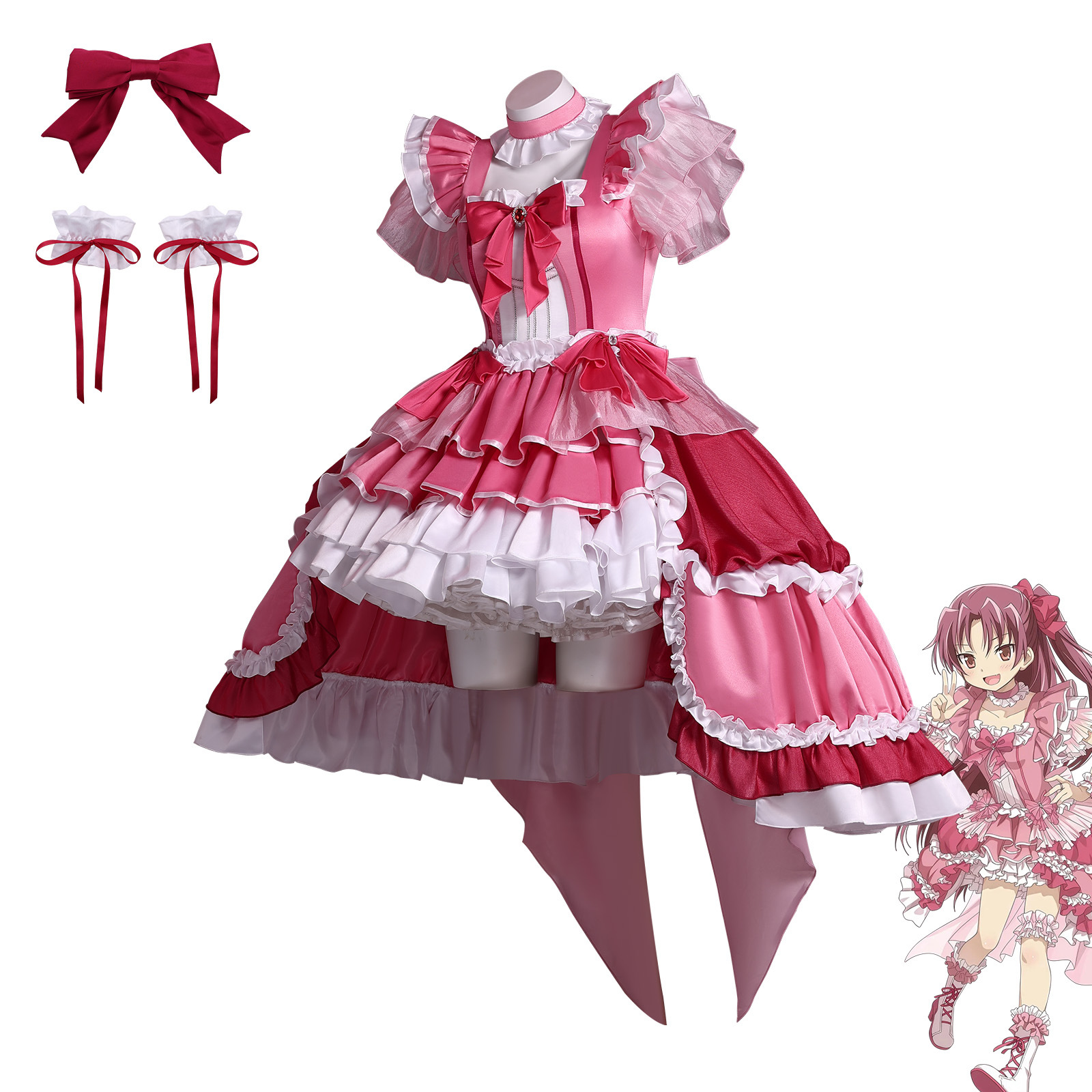 Sakura Kyouko Cosplay Costume  - Anime Cosplay Easy recensie en prijs