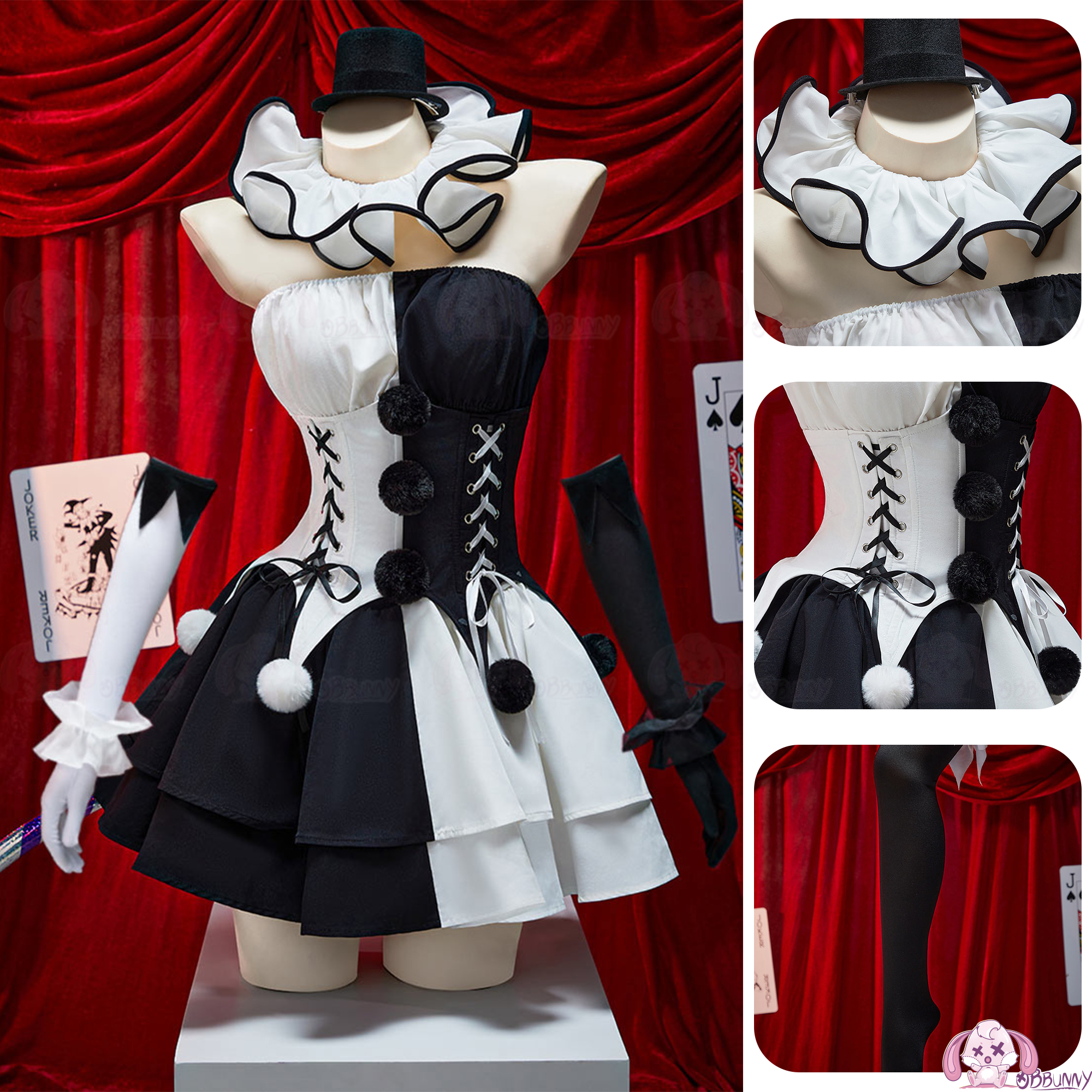 Movie Clown Cosplay Costume Te - Anime Cosplay Outfit Girl recensie en prijs