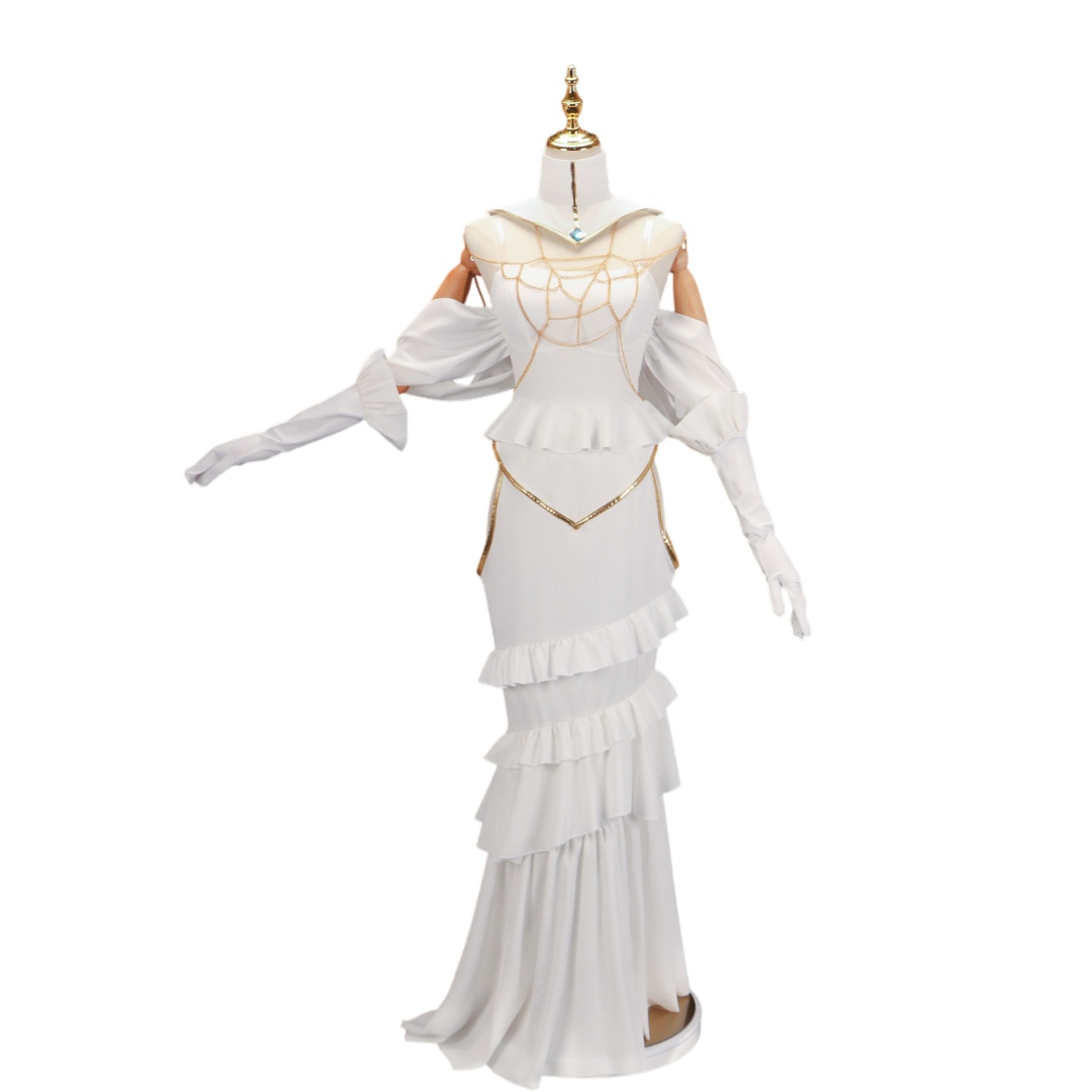 Overlord Arubedo Pure-White De - Anime Cosplay Wigs recensie en prijs