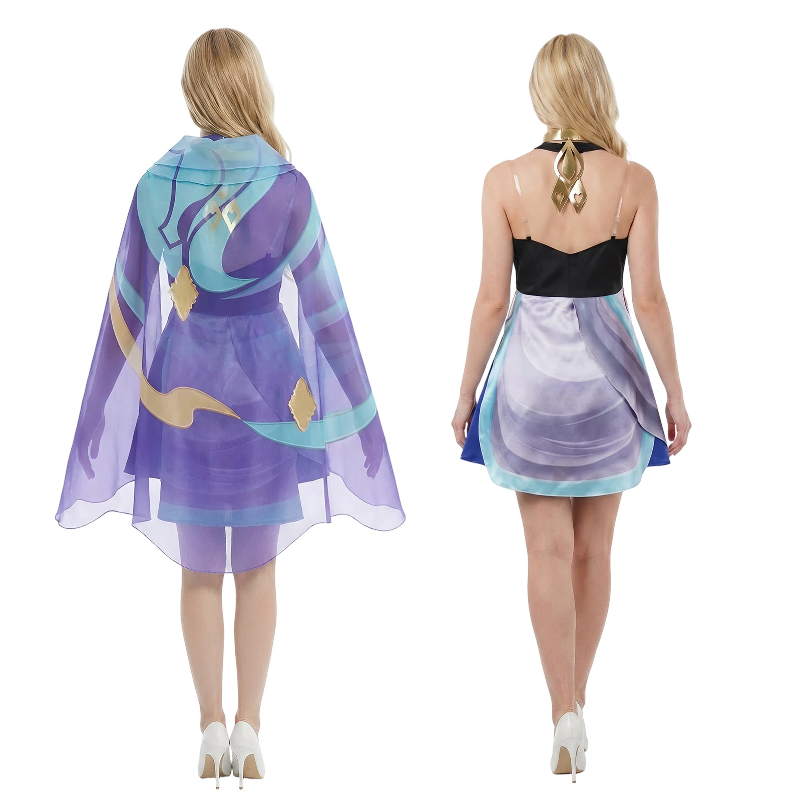 Dolia Dress with Headscarf Cos - Anime Cosplay Characters recensie en prijs