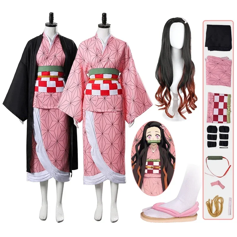 Anime Kamado Nezuko Cosplay Co - Demon Slayer Haori recensie en prijs