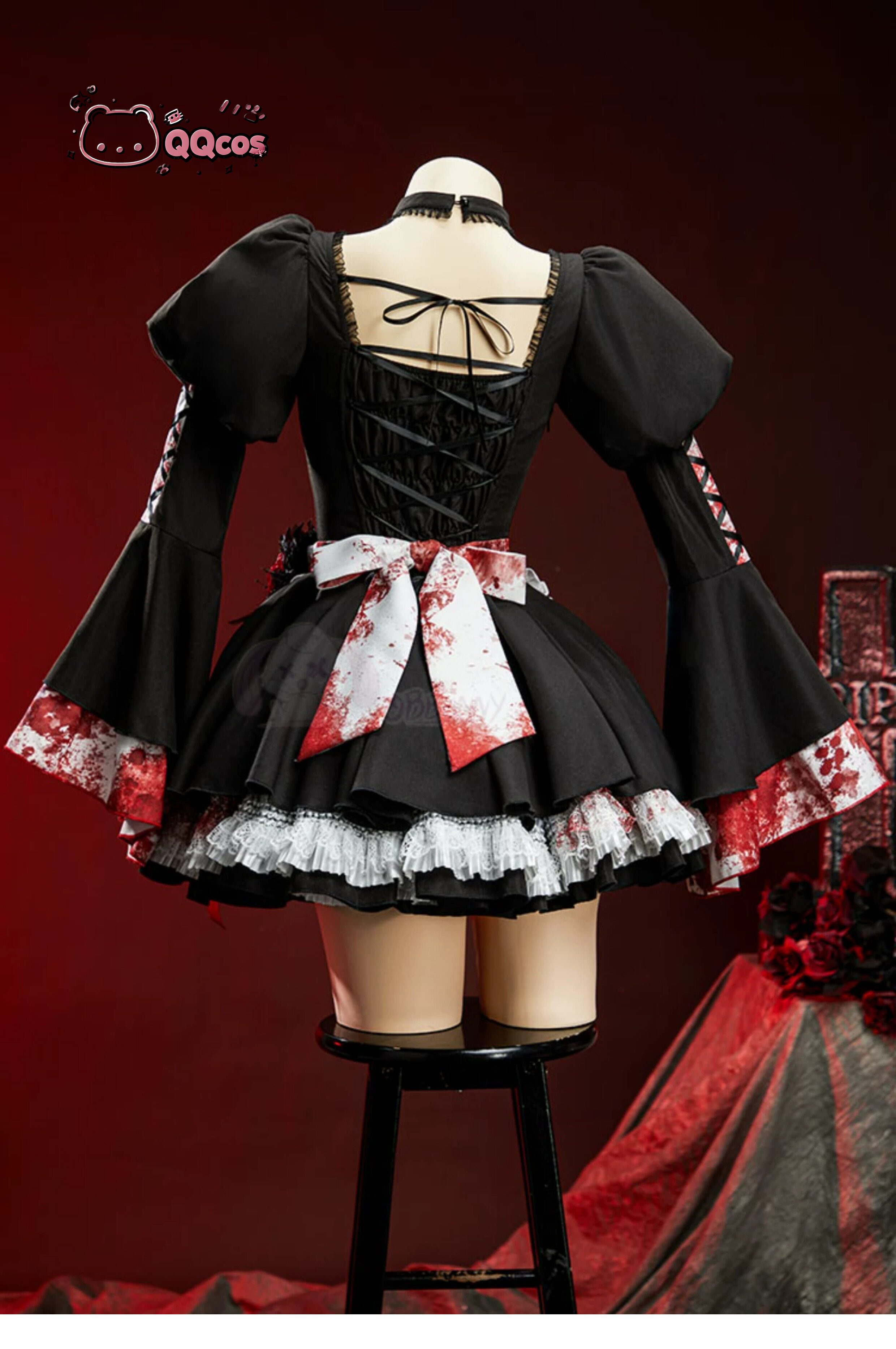 QQcos Game Cosplay Series:Goth - Anime Cosplay Maid recensie en prijs