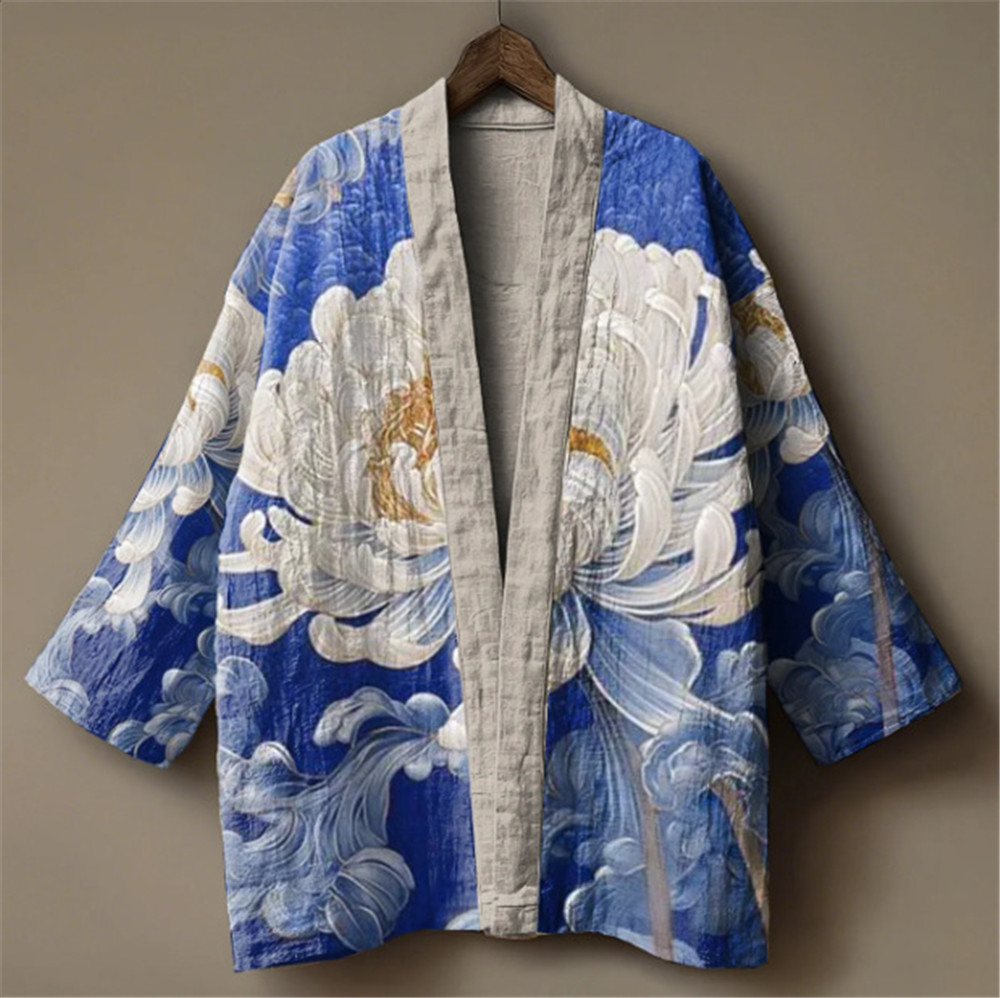 Japanese Crane Print Kimono fo - Demon Slayer Haori recensie en prijs