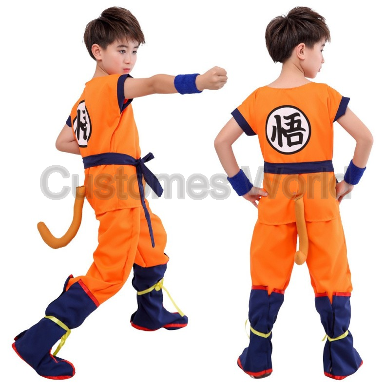 Boys Girls Halloween Son Goku  - Anime Cosplay Outfit Girl recensie en prijs