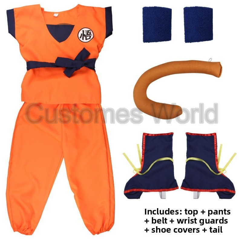 Boys Girls Halloween Son Goku  - Anime Cosplay Outfit Girl recensie en prijs