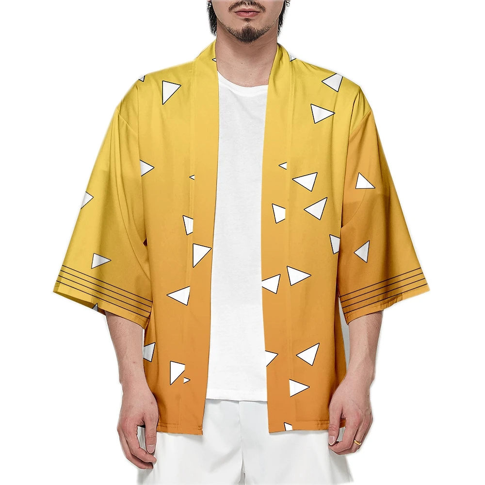 Men Japanese Anime Samurai Tan - Demon Slayer Haori recensie en prijs